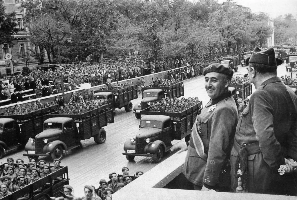 Periodo franquista. Época del fusilamiento de García Lorca.